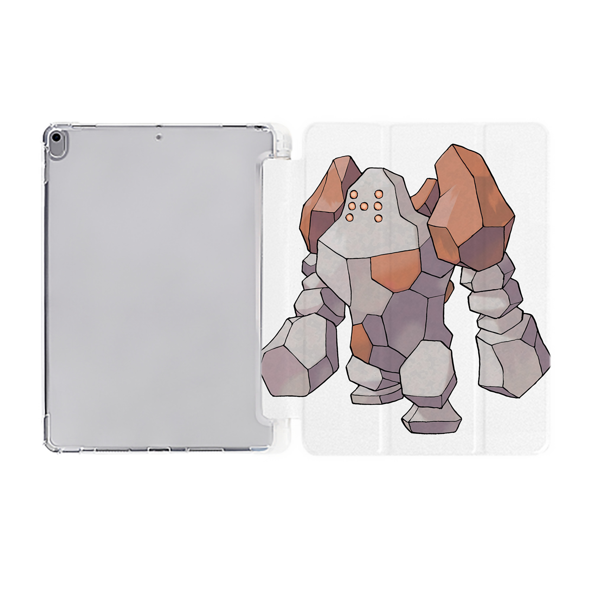 （画像用） ポケットモンスター Pokémon IPad ケース ペン収納付き 三つ折りスタンド PUレザー×シリコン 対応機種9.5/10.5/10.9インチ